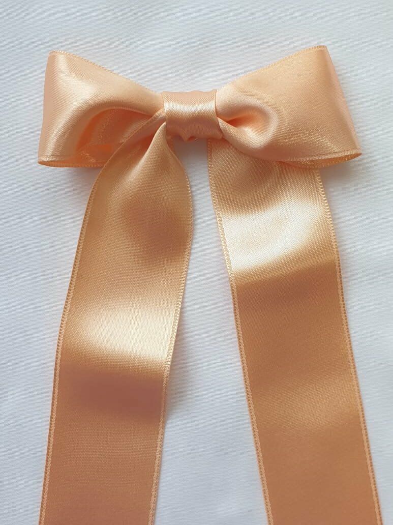 Taufschleife apricot
