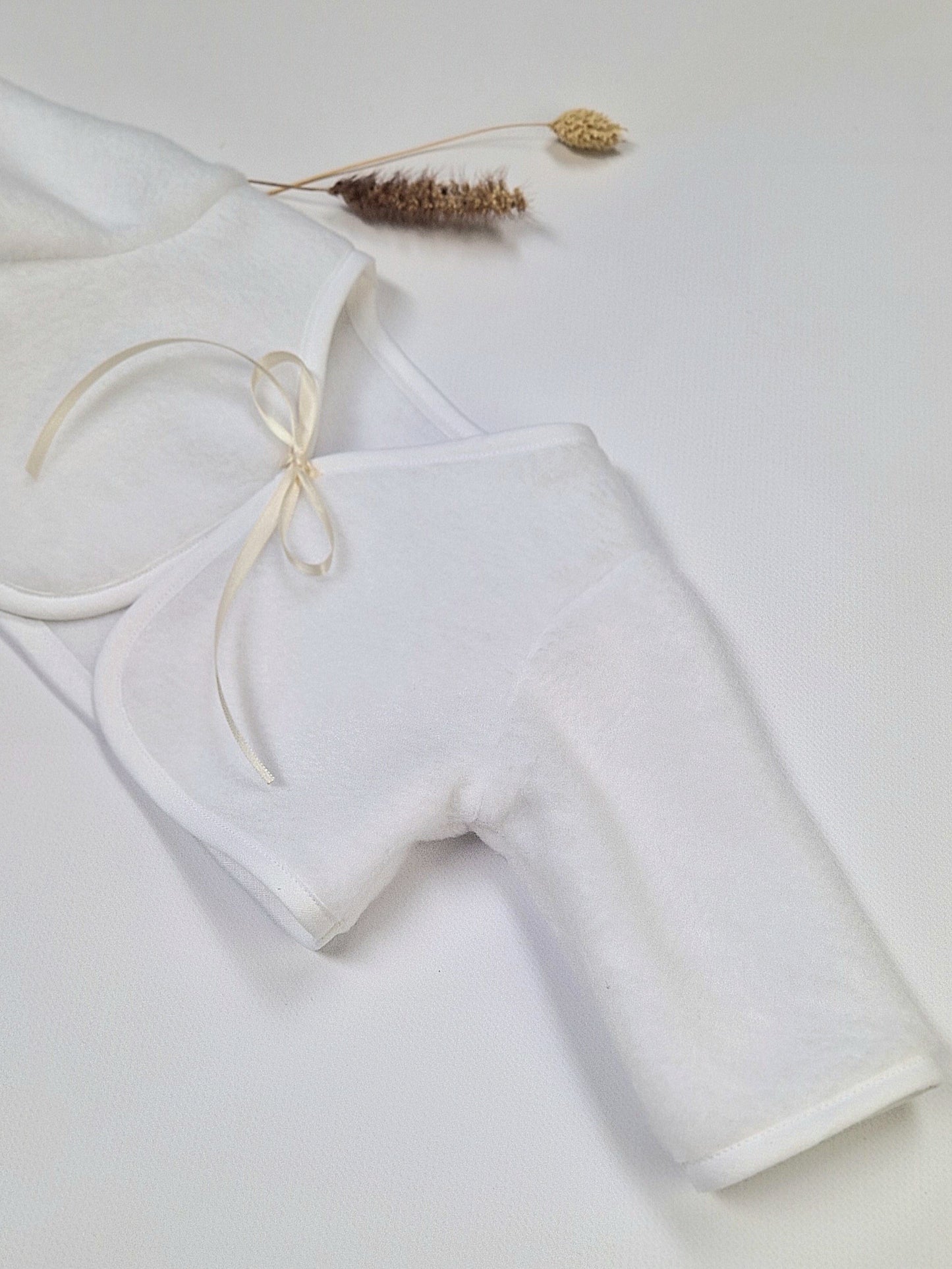 Taufjacke aus Fleece, Fleecejäckchen für Babys