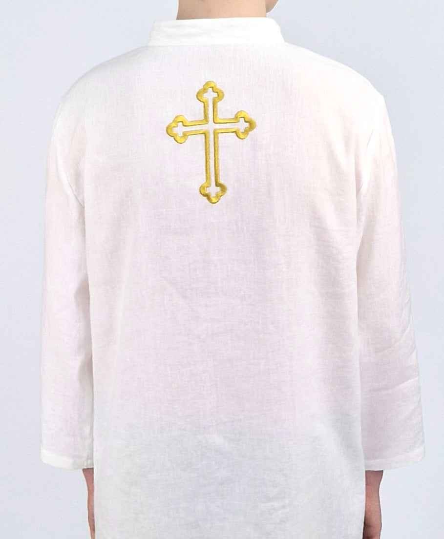 Taufkleid für Erwachsene für orthodoxe Taufe, крестильная рубашка