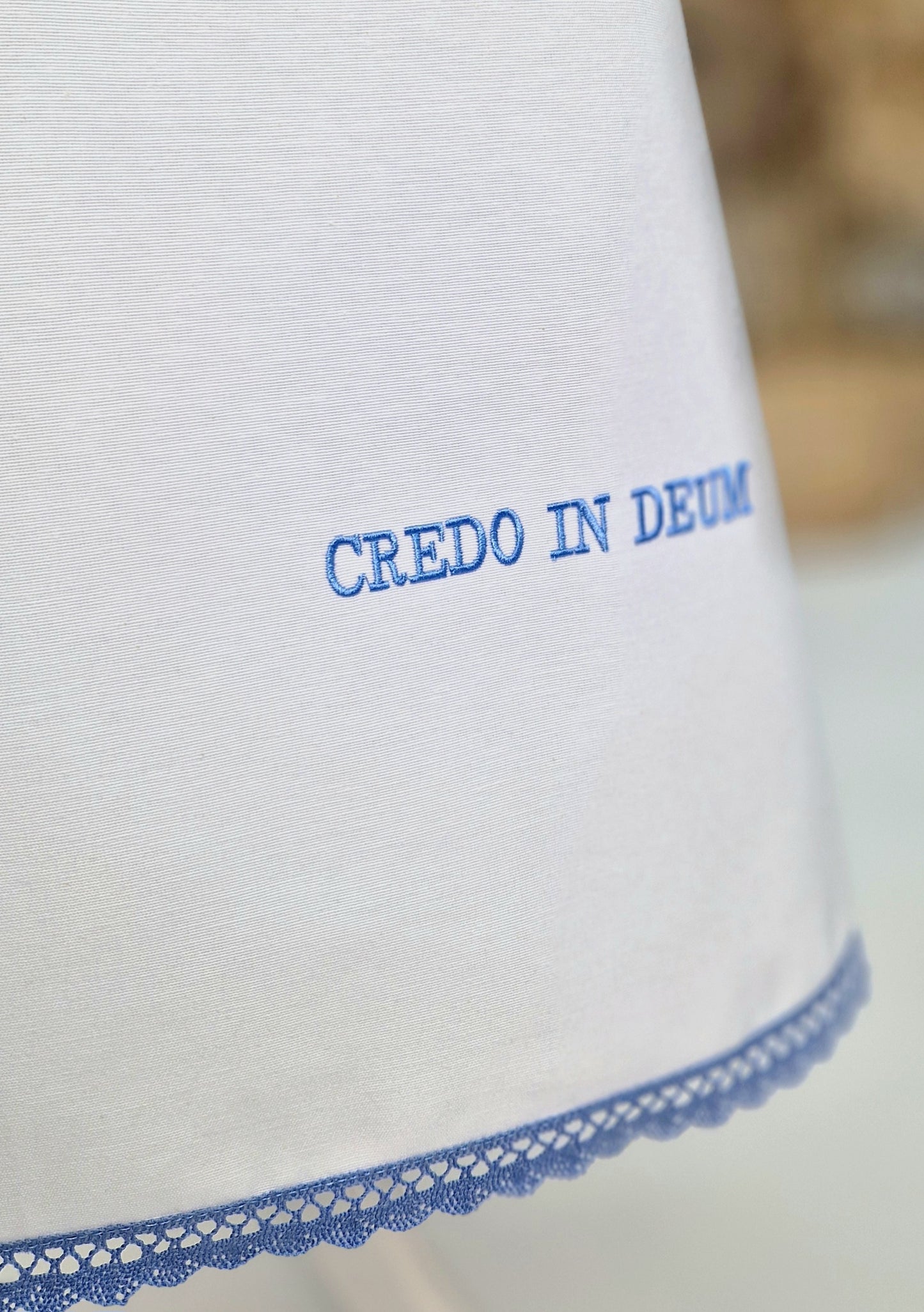 PAÓLO Taufkleid mit Mütze aus Baumwolle für Jungen und Mädchen, mit IHS Schrift