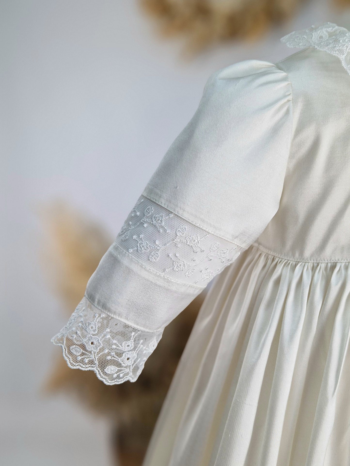 WILHELM Taufkleid aus Seide mit Mütze, für Jungen und Mädchen