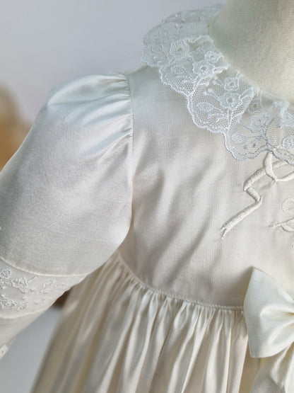 WILHELM Taufkleid aus Seide mit Mütze, für Jungen und Mädchen